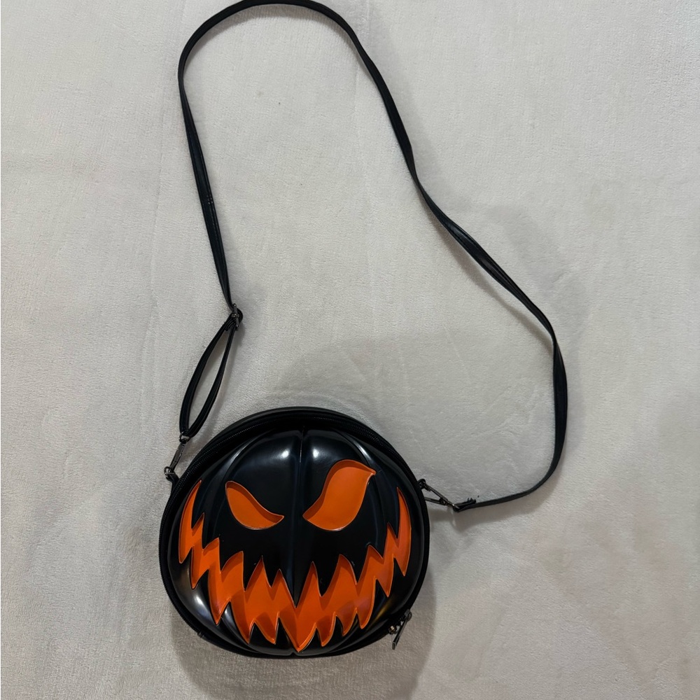 Spirit Halloween Jack-O-Lantern Crossbody Bag